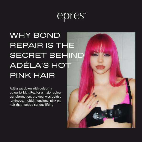 Why bond repair is the secret behind Adéla's hot pink hair