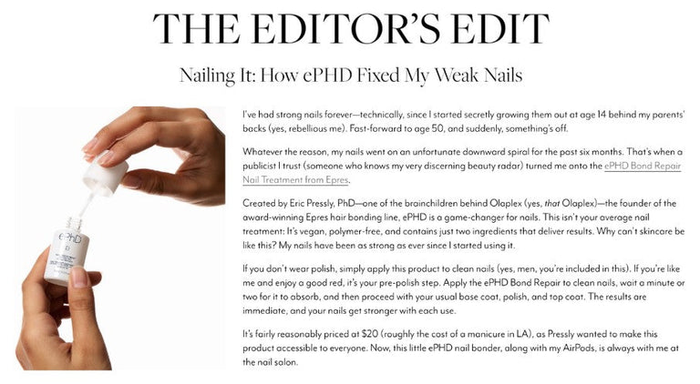 Nailing It: How ePHD Revived Weak, Brittle Nails
